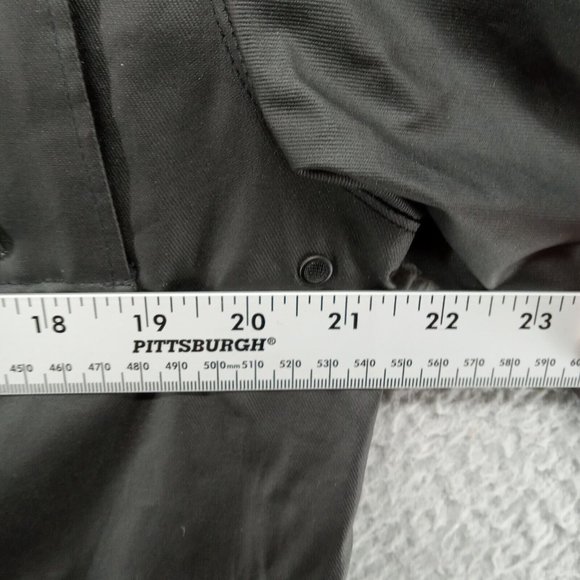 Mark Ecko Jacket Mens Medium Black Moto Wax Feel Cut & Sew Streetwear Biker - Picture 5 of 7